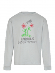 THE ANIMALS OBSERVATORY - Flowers Blue Dof Lonf Sleeve T-Shirt - Pikkade varrukatega T-s&auml;rgid - 8 Y