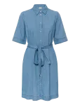 Kaffe - Kajade Denim Dress - S&auml;rkkleidid - 44