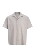 Jack & Jones - Jjesummer Linen Blend Resort Shirt Ss Sn - Vabaaja s&auml;rgid - L