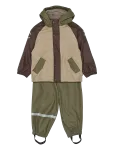 Mikk-line - Pu Rain Set + Fleece/Susp. 104 - Vihmariiete komplektid - 104