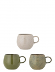 Bloomingville - Addison Mug, Green, Stoneware - Kohvitassid - 50 CL