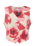 French Connection - Poppy Dallas Denim Waistcoat - Teksavestid - 42