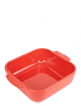 Peugeot - Appolia Keramisk Firkantet R&oslash;d 21 Cm - Ahjuvormid - 21 CM