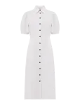 French Connection - Chambray Button Through Dress - P&otilde;lveni ja midi - 40