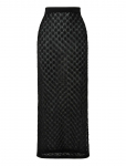 Malina - Fannie Pointelle Knitted Maxi Skirt - Maksiseelikud - XL