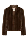 Cream - Crfrania Fur Jacket - Kunstkarusnahk - 46