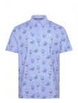 Original Penguin Golf - Botanical Print Short Sleeve Polo Shirt - Spordi l&uuml;hikeste varrukatega polos&auml;rgid - XXL