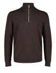 Lindbergh - Soft Viscose Blend Half Zip Sweater - Poolpika lukuga džemprid - M