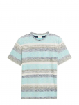 Tom Tailor - Inside Printed Stripe T-Shirt - L&uuml;hikeste varrukatega - XL