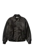 Woodbird - Wbbue Washed Pu Jacket - Bomber-jakid - XS