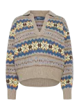 Polo Ralph Lauren - Fair Isle Wool-Blend Polo-Collar Sweater - Džemprid - XL