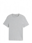 Tom Tailor - Slim Fit Rib T-Shirt - L&uuml;hikeste varrukatega - L