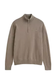 Gant - Cotton Half-Zip Sweater - Poolpika lukuga džemprid - XL