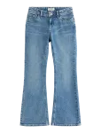 Lindex - Freja Flared Leg Jeans With Shorter Leg - Alt laienevad - 128