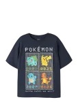 Name It - Nkmjis Pokemon Ss Nreg Top Box Sky - L&uuml;hikeste varrukatega - 134-140