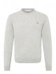 Maison Kitsune - Baby Fox Patch Regular Jumper - &Uuml;mara kaelusega - XL