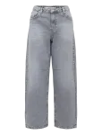Topshop - Tsbarrel High Rise Denim Jeans Grey - Barrel-teksad - 28 x 30