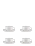 Alessi - Set Of A Teacup And A Saucer In White Porcelain - Teetassid - 24 CL