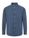 Mos Mosh Gallery - Mmgmarco Oxford Indigo Shirt - Vabaaja s&auml;rgid - S