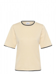 Saint Tropez - Milasz Contrast Stripe Ss Pullover - Džemprid - XXL