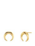 Edblad - Wishbone Studs Gold One Size - Needid - ONE SIZE