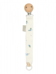 Cam Cam Copenhagen - Pacifier Holder - Gots - Classic Stripes Rose - Lutiketid - ONE SIZE