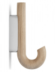 Gejst - Hook Hanger Mini Oak/Chrome - Konksud - H:13.3CM