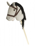 Teddykompaniet - Hobby Horse, Grey, With Reins - Kiikuvad m&auml;nguasjad - ONE SIZE