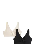 Lindex - Bra Nursing Wrap Top Co 2 P - Rasedusrinnahoidjad - 2 XXL