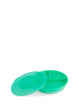 Twistshake - Twistshake Divided Plate 6+M Pastel Green - Taldrikud - ONE SIZE
