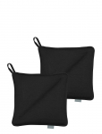 S&ouml;dahl - Grydelapper 20X20 Soft 2 Stk. Black - Pajakindad - 20X20CM