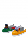 Aquaplay - Aquaplay 2 Containerboats With Figurines - Vannim&auml;nguasjad - ONE SIZE