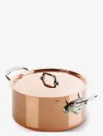 Mauviel - Pot With Lid M'150S 3,2 Liter 20 X 11 Cm Copper/Steel - Potid ja pannid - 3.2 l