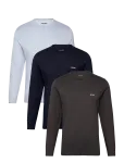 BOSS - Lsshirtrn 3P Classic - Pikkade varrukatega - S