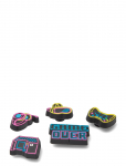 Crocs - Lights Up Neon Gamer 5 Pack - Jalatsitarvikud - ONE SIZE