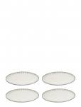 Serax - Plate L Inku By Sergio Herman Set/4 - V&auml;ikesed taldrikud - &Oslash; 24 CM