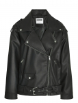 NOISY MAY - Nmpaulina Oversize Biker Jacket Noos - Nahk - XL