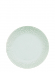 Aida - Confetti Pistachio Dessert Tall. M/Relief Porcel&aelig;n 1 Stk 21 Cm. - V&auml;ikesed taldrikud - ONE SIZE x 21.8