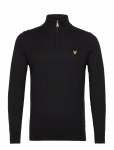Lyle & Scott - Cotton Merino Quarter Zip Jumper - Poolpika lukuga džemprid - M