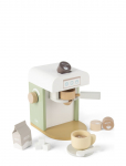 Dantoy - Coffee Machine Wood Xl In Gift Box 14 Parts - Kohvi- ja teekomplektid - 15.6X16.5X17.4CM