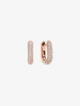 Marmara Sterling - Goldplated Link Earrings - R&otilde;ngad - ONE SIZE