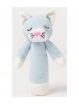 Teddykompaniet - Diinglisar, Rattle, Cat, Baby Blue - K&otilde;ristid - 14 CM