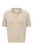 ONLY & SONS - Onsadrian Reg 12 Ss Contrast Polo Knit - L&uuml;hikeste varrukatega - S