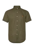 Polo Ralph Lauren - Custom Fit Linen Shirt - L&uuml;hikeste varrukatega s&auml;rgid - M