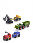 Dickie Toys - Dickie Toys Mini Leksaksbilar 5-Pack, 8 Cm - Traktorid - ONE SIZE