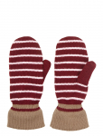Becks&ouml;ndergaard - Thin Striped Emerald Mittens - Labakindad - S/M