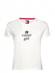Tommy Jeans - Tommy Girl Graphic T-Shirt - L&uuml;hikeste varrukatega - L