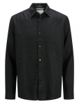 Jack & Jones - Jprcclawrence Linen L/S Shirt Sn - Vabaaja s&auml;rgid - XL