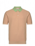 Scotch & Soda - Structured Knitted Polo - L&uuml;hikeste varrukatega - XL