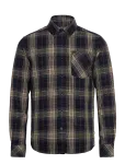 Knowledge Cotton Apparel - Dune Regular Check Flannel Shirt - Ruudulised s&auml;rgid - S